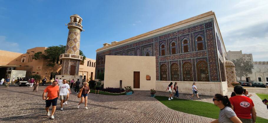 Uma das mesquitas do complexo Katara Cultural Village