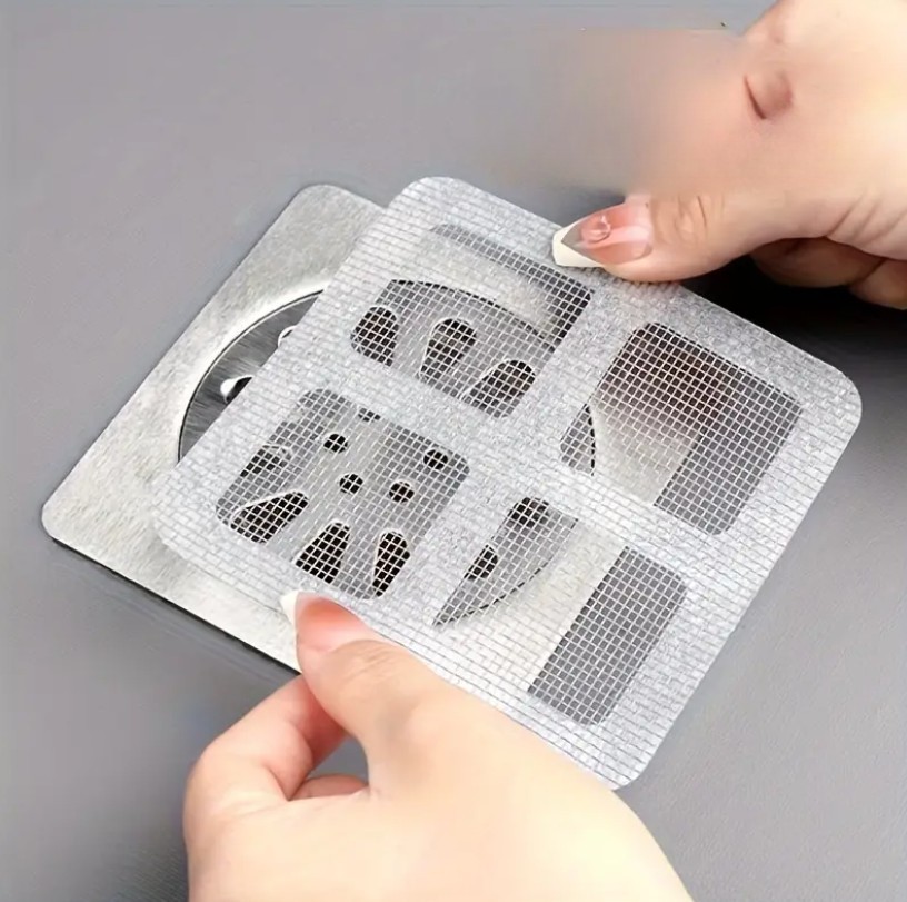 Esse kit com 10 adesivos protetores de ralo custa R$7,06 na Temu