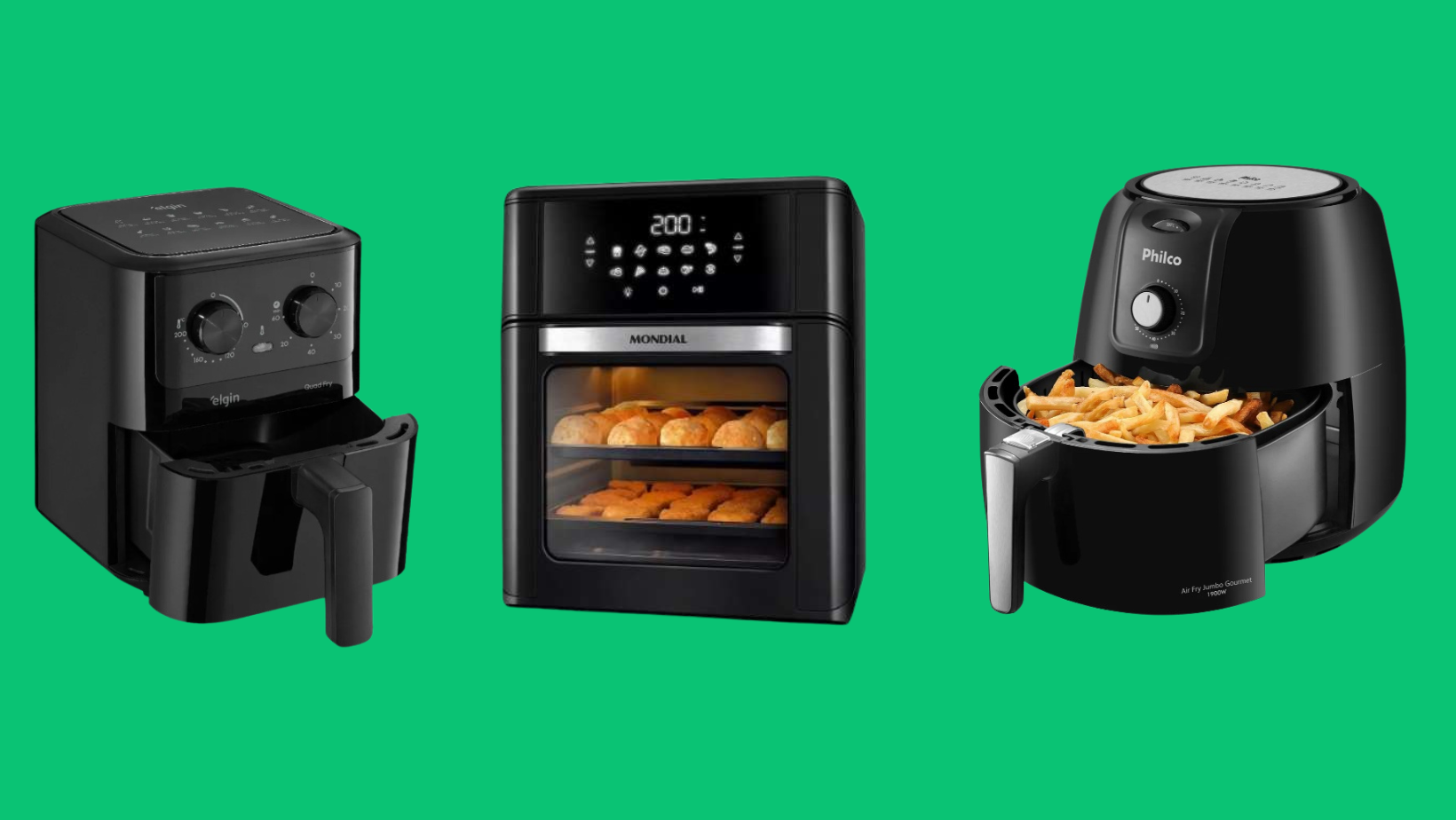 Aproveite as ofertas em vários modelos de air fryer no Mercado Livre