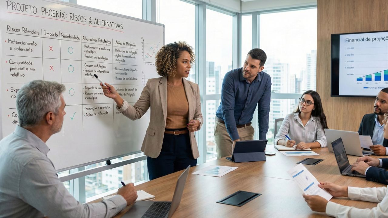 Antecipar riscos e alternativas demonstra visão estratégica e evita surpresas.