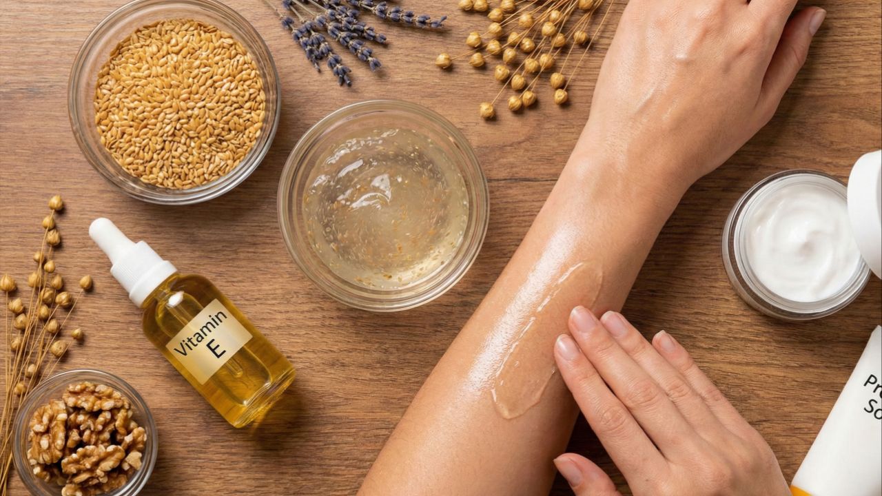 O gel de linhaça combate o envelhecimento e reforça a barreira de hidratação da pele.