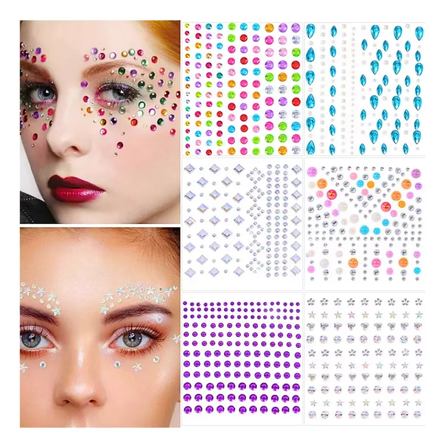 Cartela brilho Pedras Strass por R$ 21,90