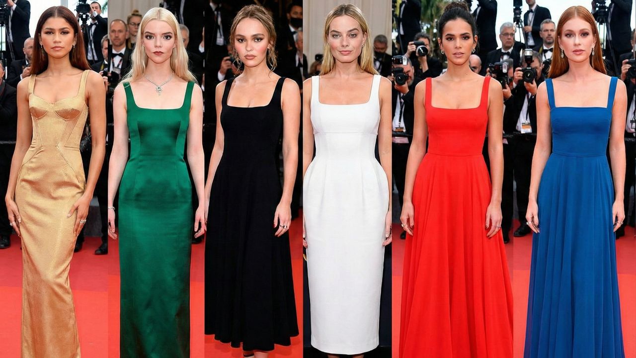 Decote quadrado é tendência absoluta entre as celebridades.