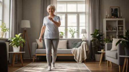 Exercícios leves estimulam o fluxo sanguíneo sem sobrecarregar as articulações