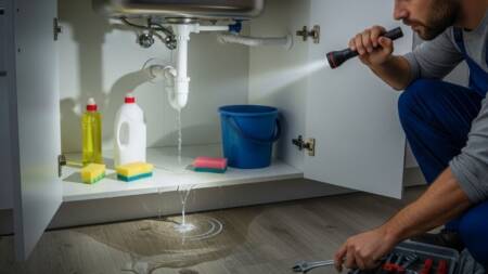 Vazamentos ocultos podem surgir dentro de armários