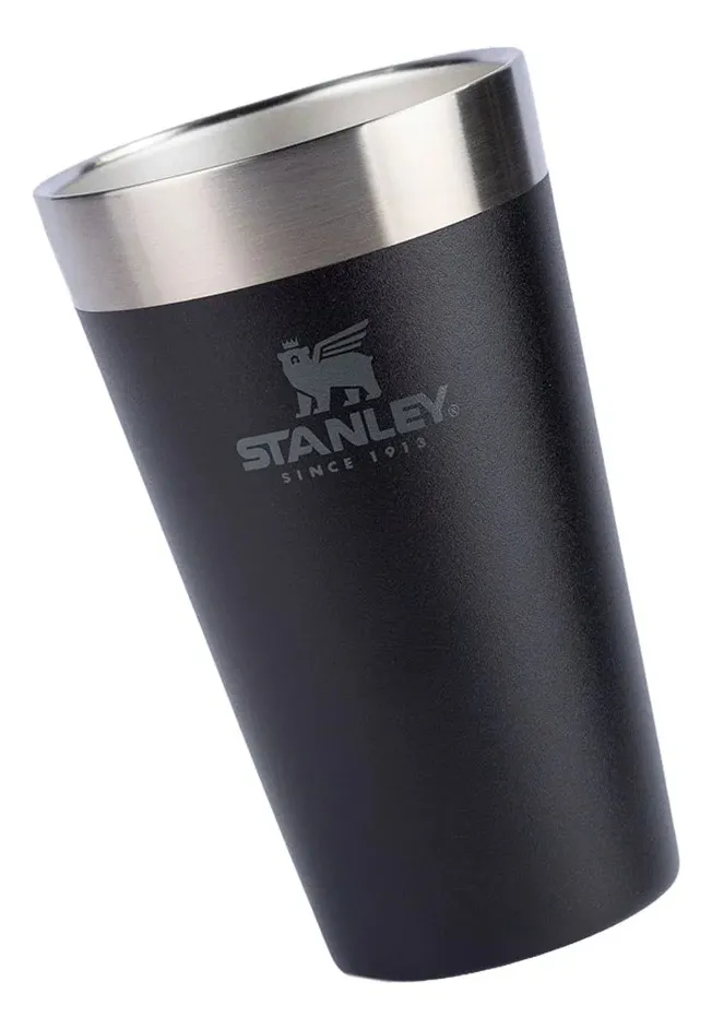 Copo Térmico de Cerveja Stanley Matte Black Preto por apenas R$79 (61% OFF)