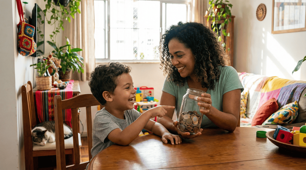 A técnica do "pote de vidro" que virou tendência porque ensina as crianças a economizar desde cedo