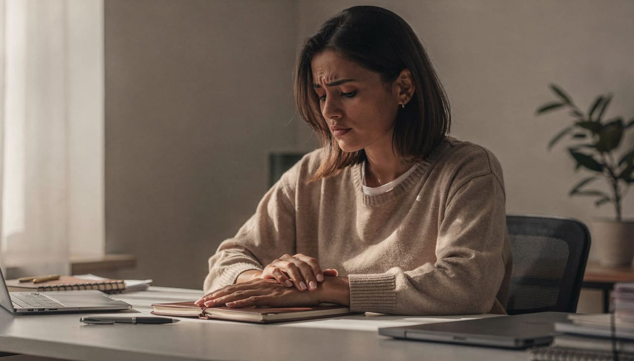 O foco central está nas inseguranças, entendidas como dúvidas persistentes sobre o próprio valor, capacidade ou aparência