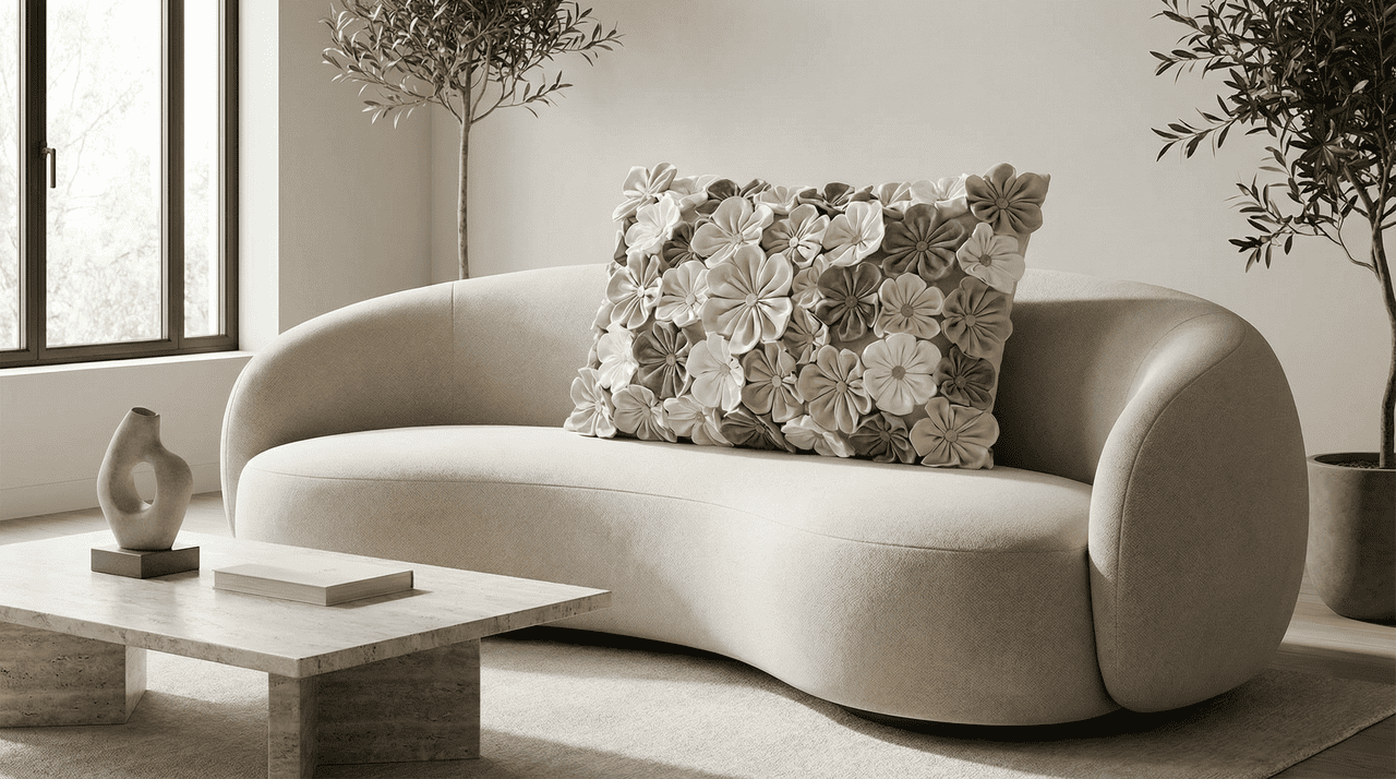 O uso de elementos feitos à mão traz uma personalidade única para os espaços internos