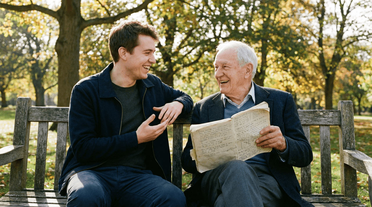 Os mais jovens refletem sobre a "riqueza de conhecimento" inexplorada nas amizades intergeracionais