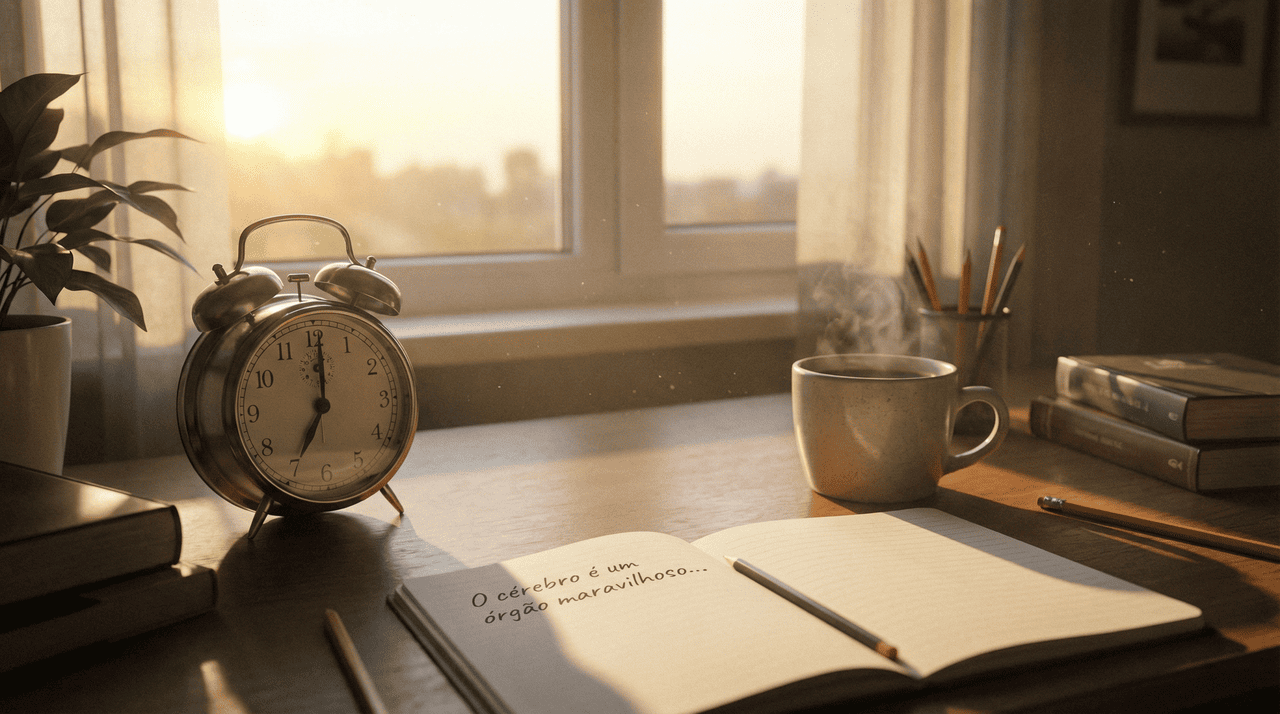 Pensamento do dia de Robert Frost: "O cérebro é um órgão maravilhoso; começa a funcionar no momento em que você se levanta de manhã e não para até você chegar ao escritório."