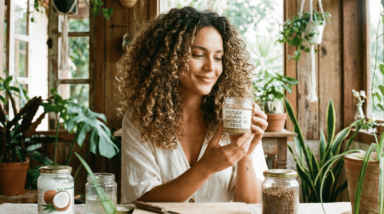A definição dos cachos com ingredientes naturais está ligada principalmente ao equilíbrio do pH capilar e à capacidade de reter água dentro da fibra