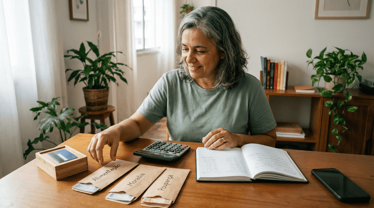 Antigamente a gestão dos recursos domésticos era pautada pela disponibilidade física do dinheiro