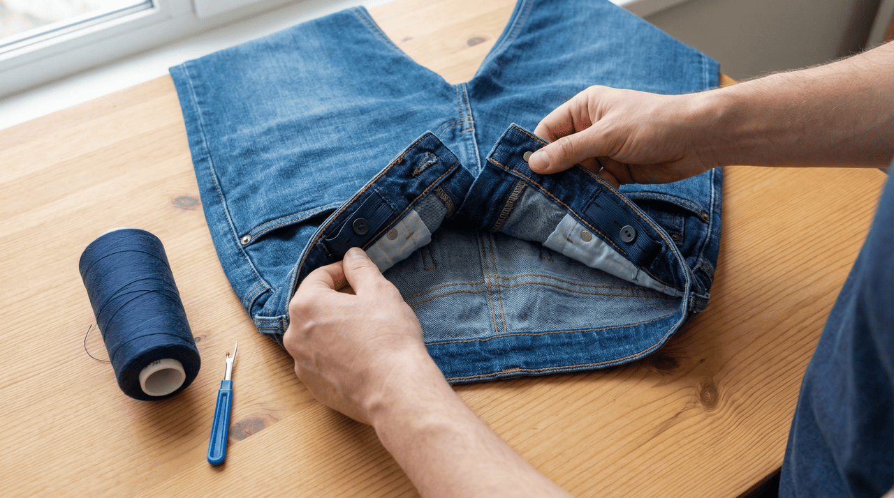 O processo de perda de peso traz mudanças significativas na silhueta, e o jeans costuma ser o primeiro a evidenciar essa folga, principalmente na região lombar