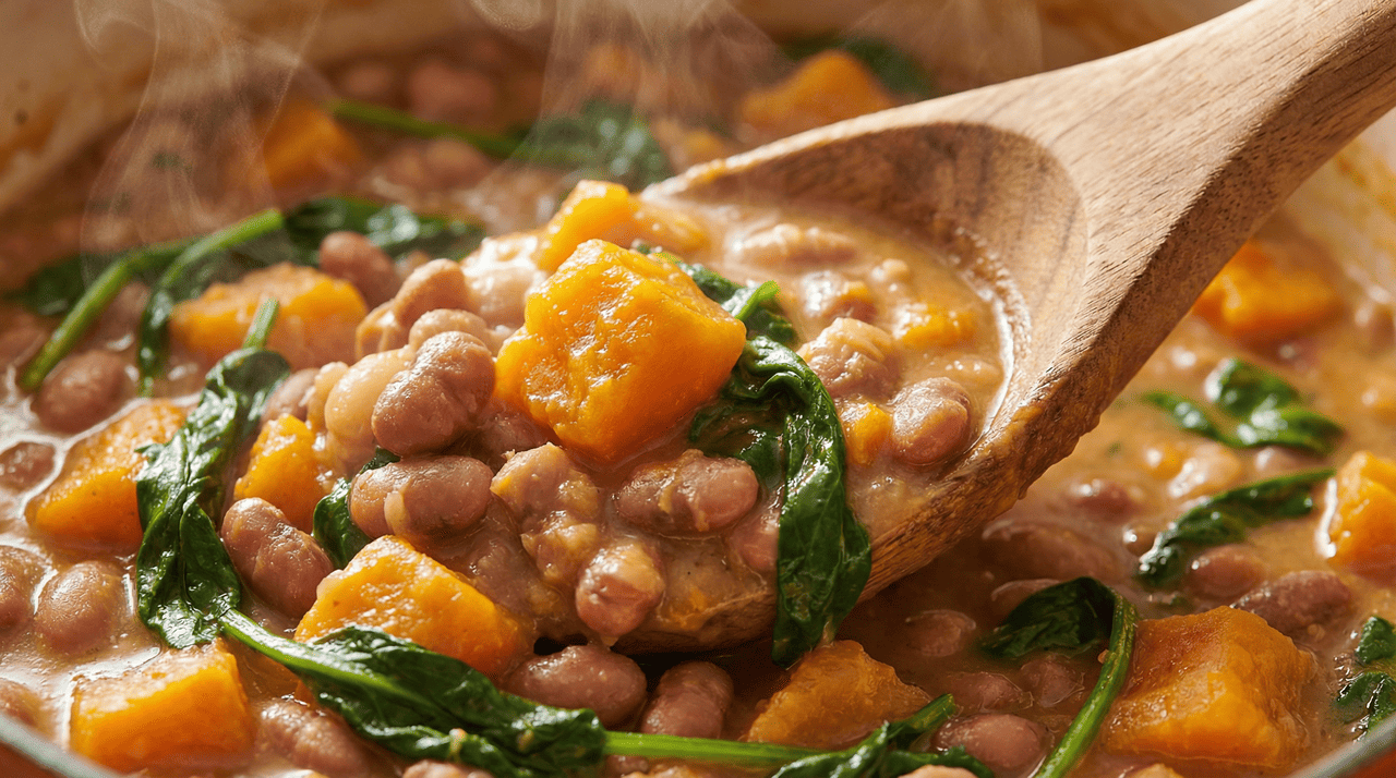 A abóbora é um dos vegetais mais bem adaptados ao cozimento prolongado justamente por sua riqueza em carotenoides