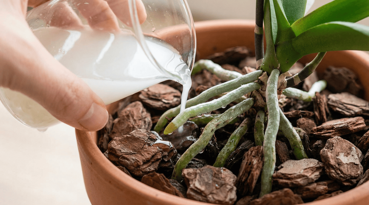 A aplicação deve ser feita com moderação e nunca substituir a rega convencional com água limpa