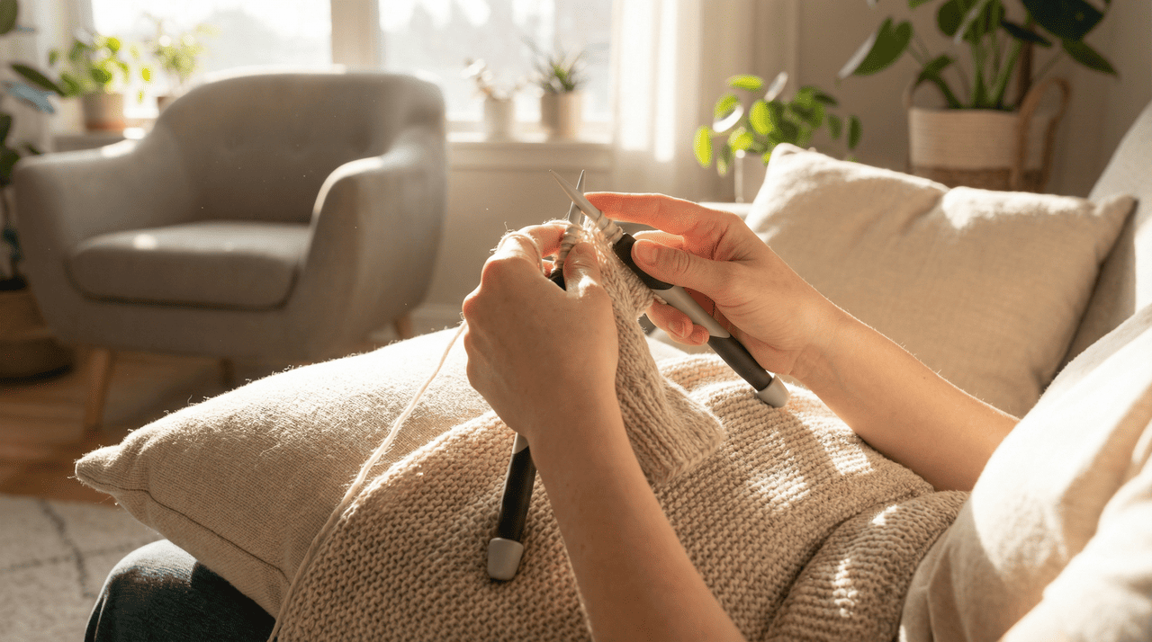 A repetição constante dos movimentos necessários para formar as laçadas gera uma sobrecarga natural nos pequenos músculos das mãos e dos antebraços