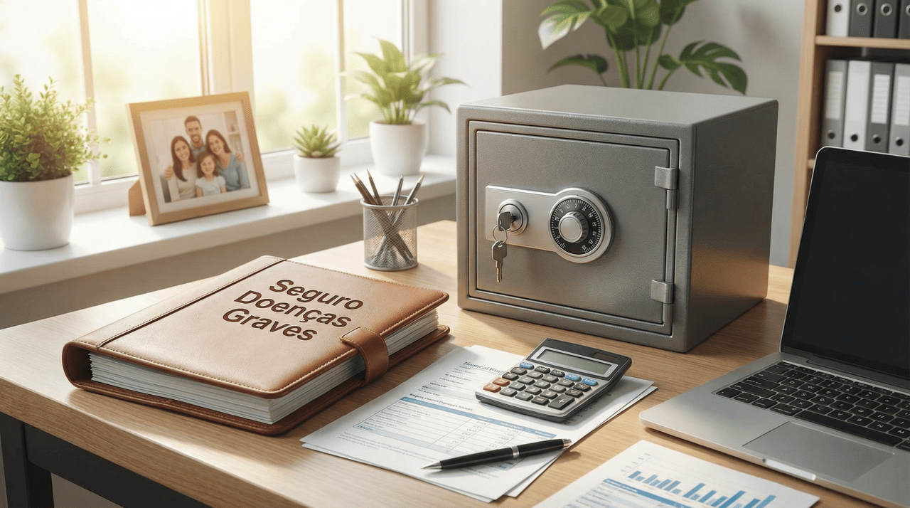 Contratar uma apólice focada em diagnósticos severos funciona como uma blindagem adicional para os valores aplicados em produtos bancários ou corretoras