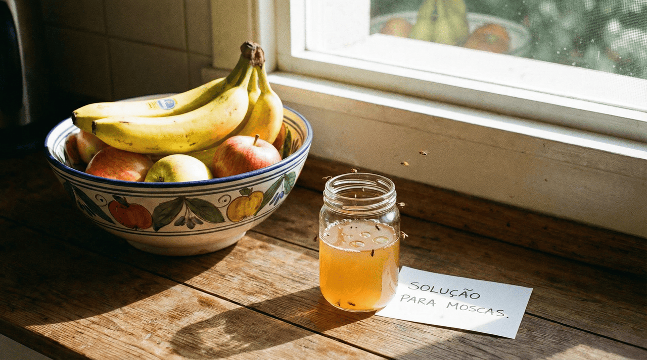 A presença desses pequenos insetos está diretamente ligada ao processo natural de maturação e fermentação das frutas frescas armazenadas fora da geladeira