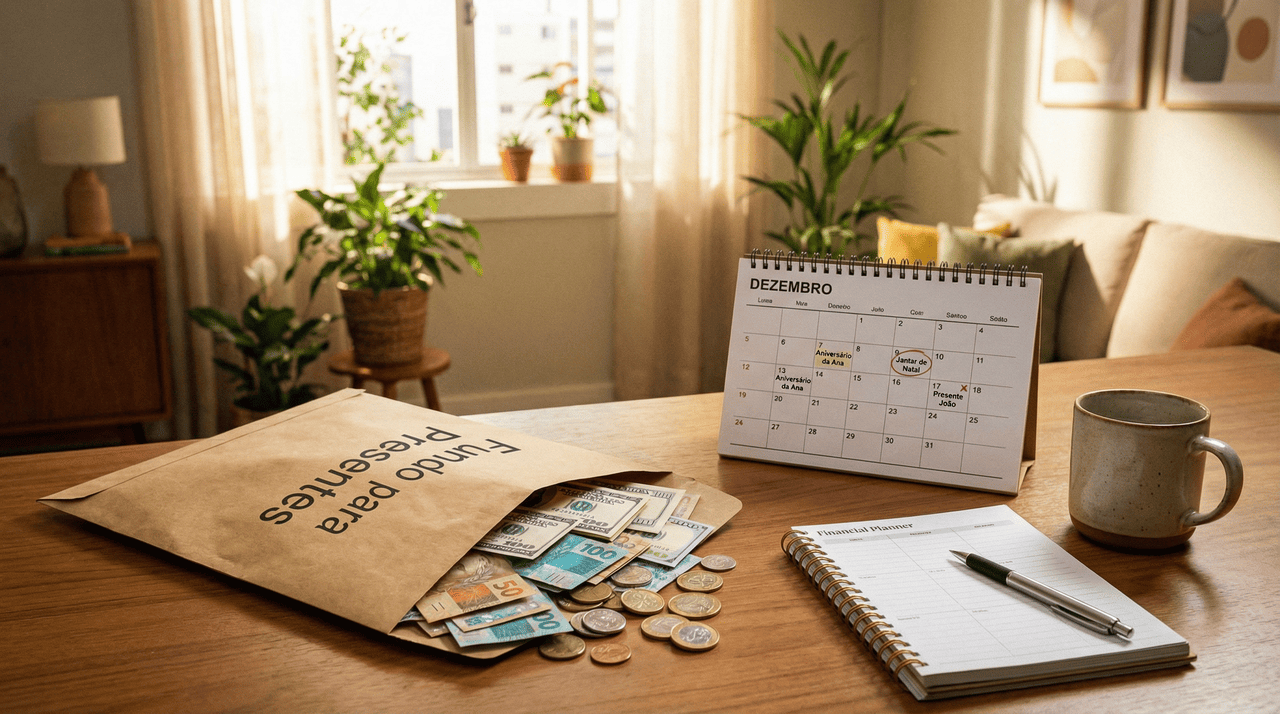 A criação de uma reserva específica para pequenas celebrações é uma das formas mais eficazes de evitar sustos no saldo bancário durante o ano