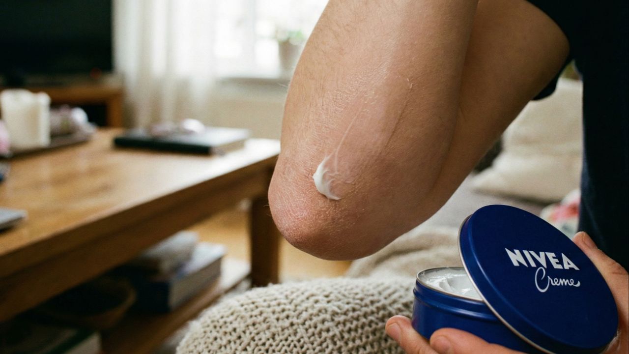 Latinha azul hidrata peles secas e alerta oleosas.