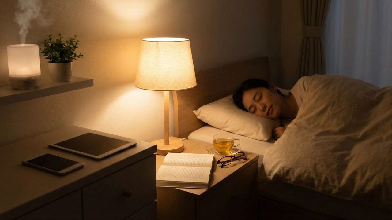 Autocuidado e rituais noturnos promovem um sono de qualidade.