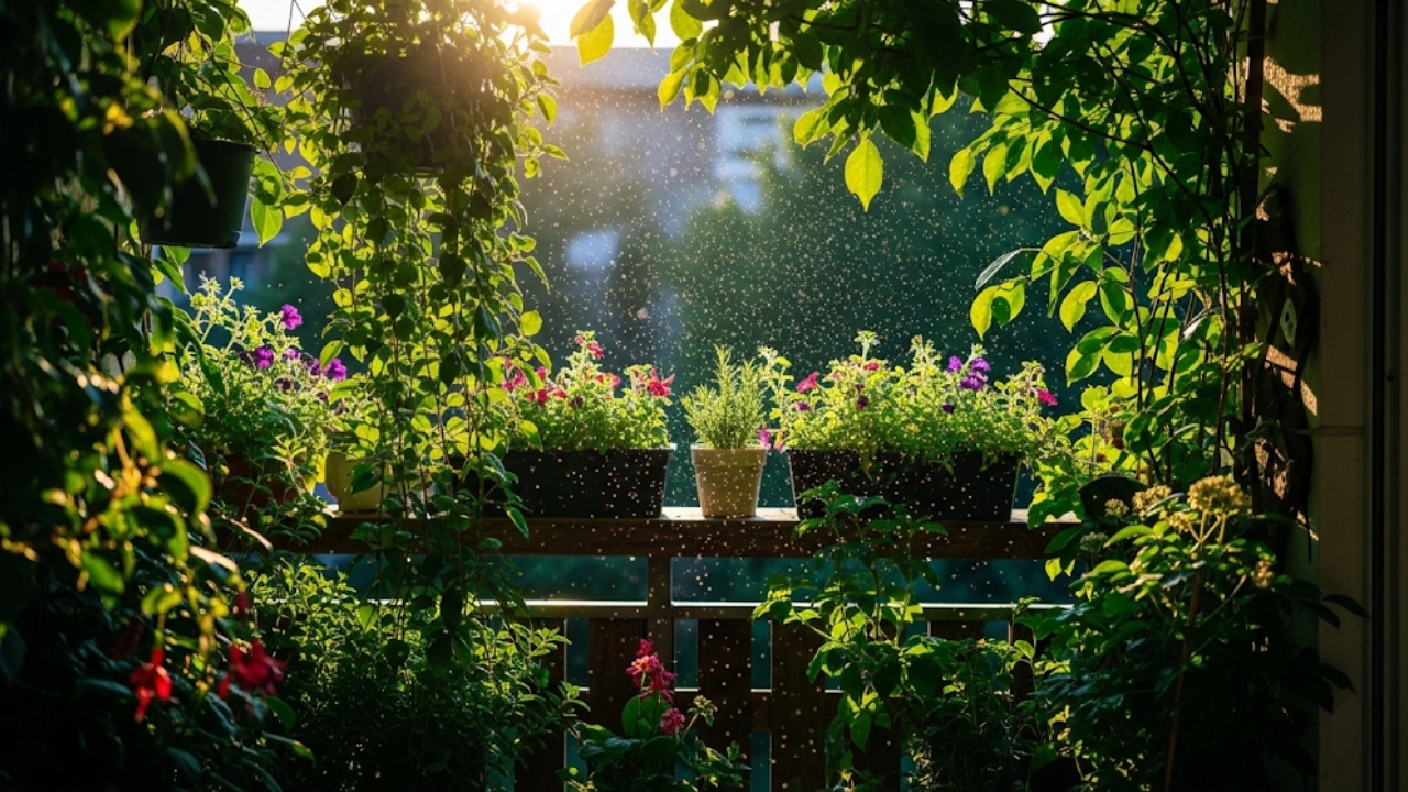 [Transforme sua sacada em um santuário de cura emocional e encontre o equilíbrio através das plantas.]
