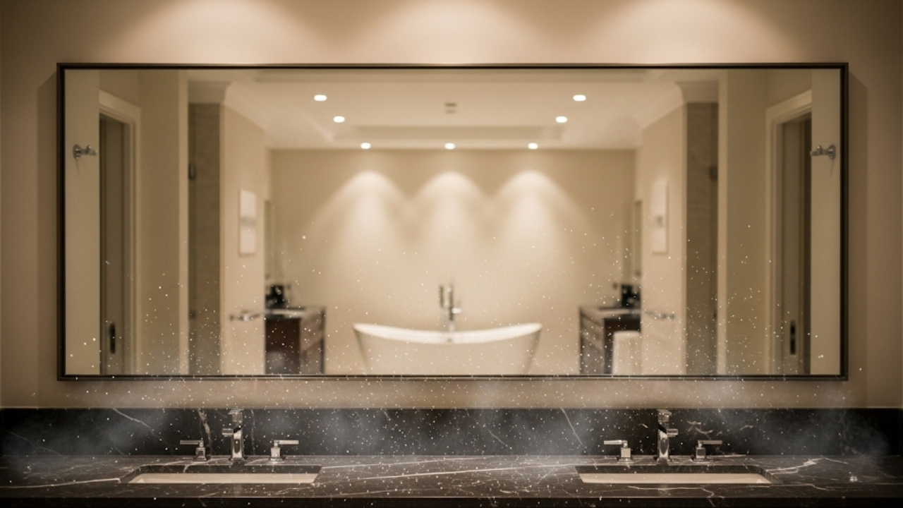 Aprenda a evitar manchas pretas e proteja a vida útil do seu espelho contra a umidade do banheiro.