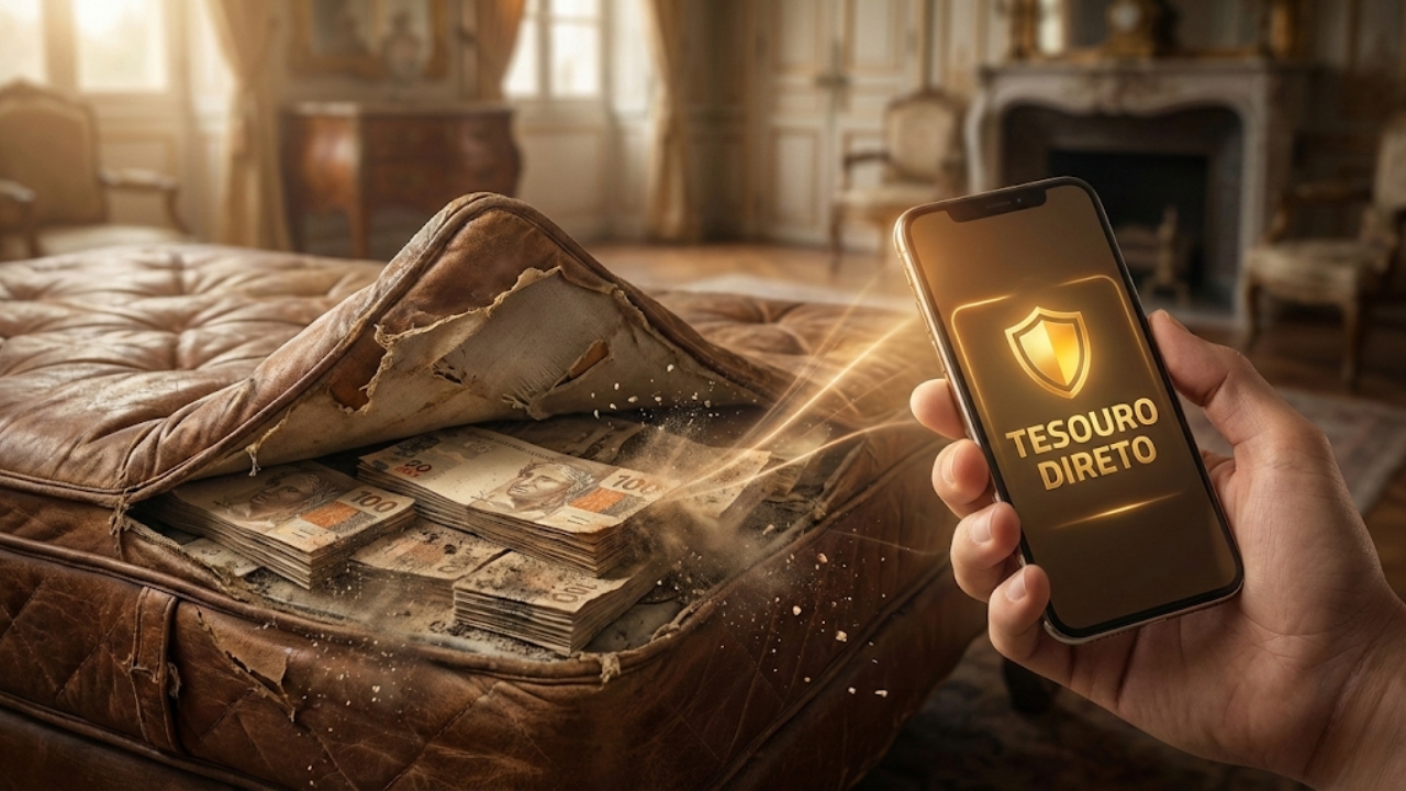 Confira por que investir em tesouro direto é mais seguro que deixar o dinheiro "debaixo do colchão"