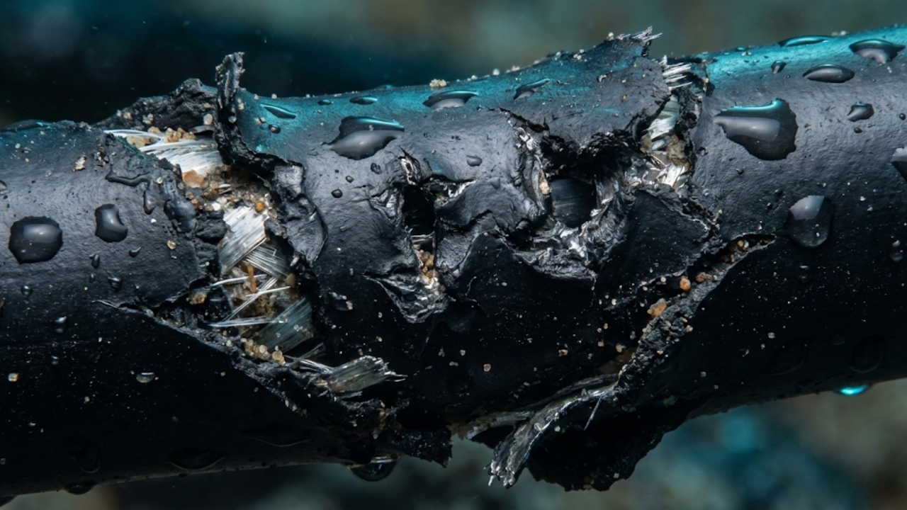 Pequenas fissuras na blindagem de um cabo podem causar interrupções em escala continental. A precisão na engenharia de materiais é a única barreira entre o fluxo contínuo de dados e o isolamento digital provocado pela fauna abissal.