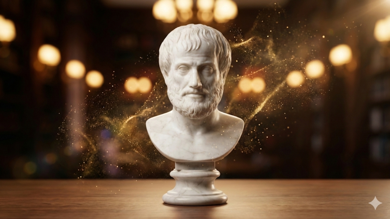 Aristóteles o arquiteto da felicidade: "A excelência não é um ato mas um hábito"