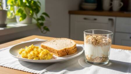 Café da manhã fixo facilita o déficit calórico