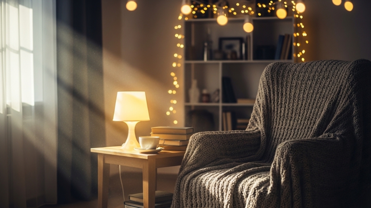 Descubra como a substituição estratégica de luzes frias por tons quentes ao entardecer pode regular seu ciclo circadiano, reduzir drasticamente os níveis de estresse e preparar sua mente para um descanso profundo e verdadeiramente restaurador.