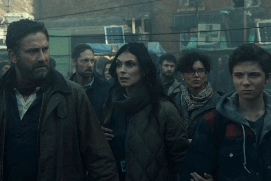 No filme “Destruição Final 2” a família Garrity vai precisar enfrentar desafios que testam os limites da coragem (Imagem: Reprodução digital | Diamond Films)