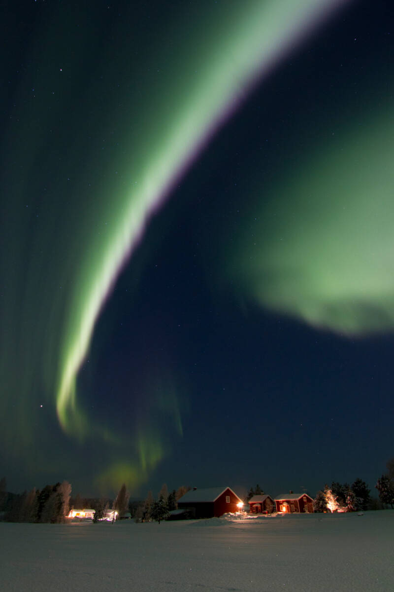 Kiruna funciona como ponto de partida para quem quer ver a aurora boreal