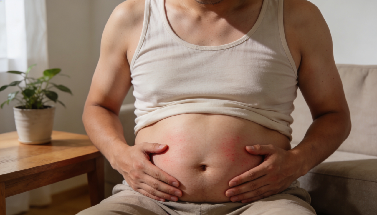 O inchaço abdominal refere-se ao aumento de volume na região da barriga