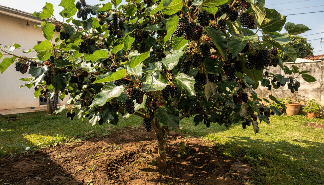 O processo de plantio começa pela escolha cuidadosa de uma muda saudável