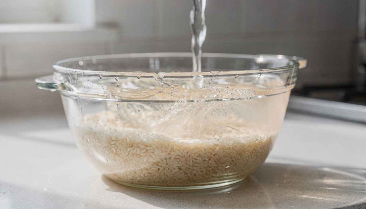 O culpado principal é o amido presente naturalmente nos grãos de arroz