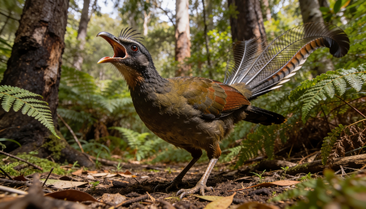 Essas aves habitam as florestas da Austrália