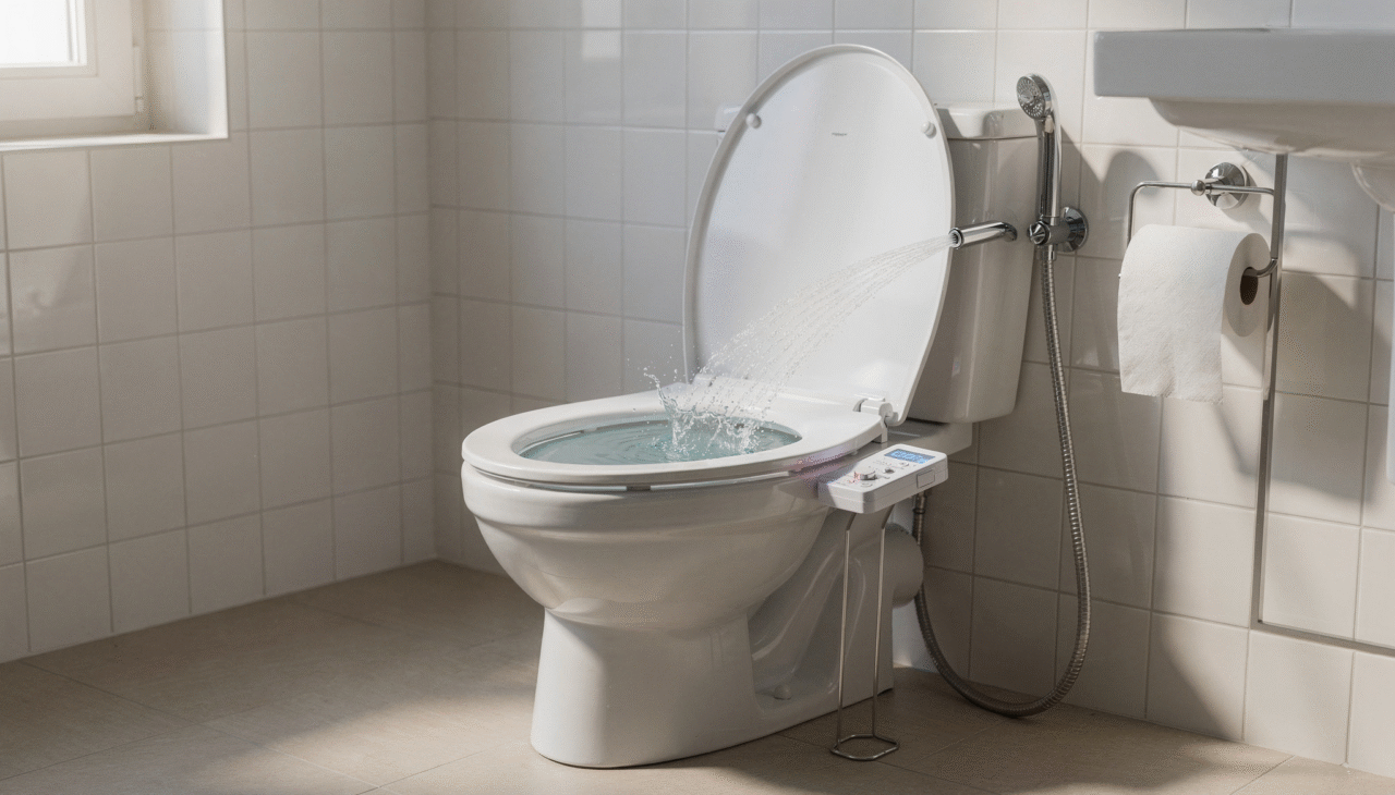 A água morna limpa é disparado a melhor opção para higiene íntima