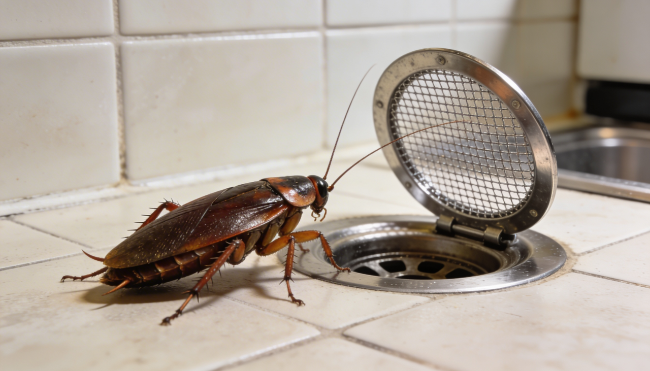 Esse fenômeno é observado principalmente na barata-alemã