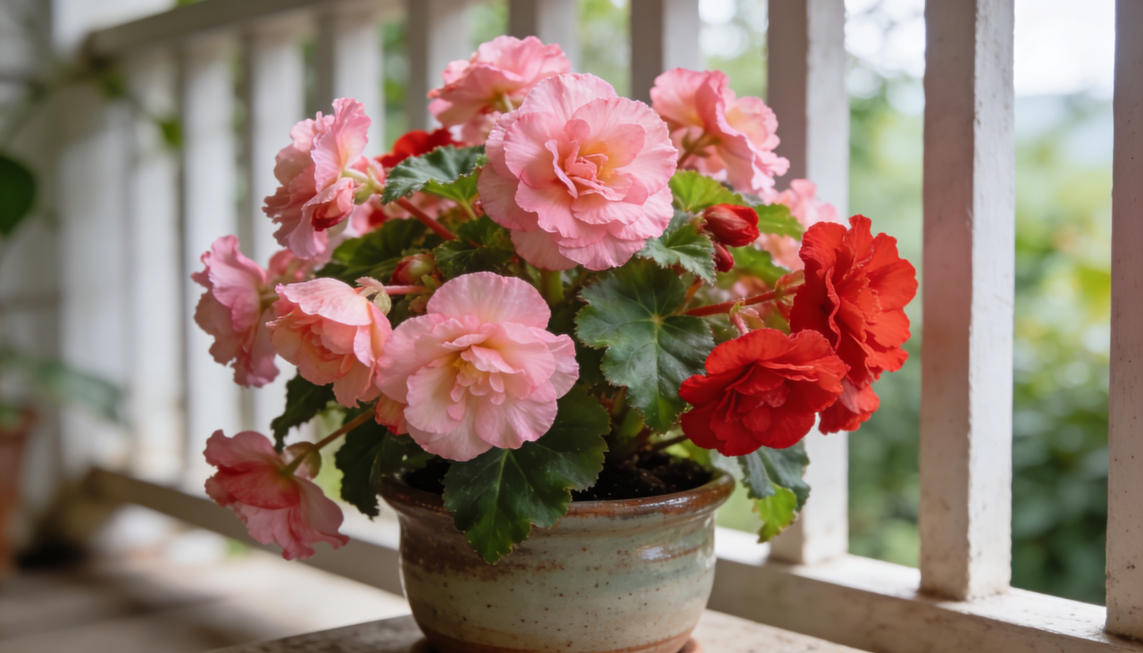 A begônia possui sistema radicular compacto