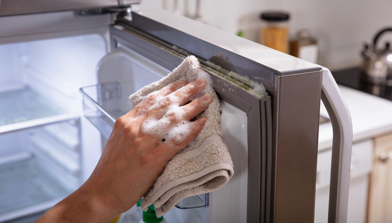 Quando a borracha já apresenta manchas mais visíveis ou cheiro desagradável