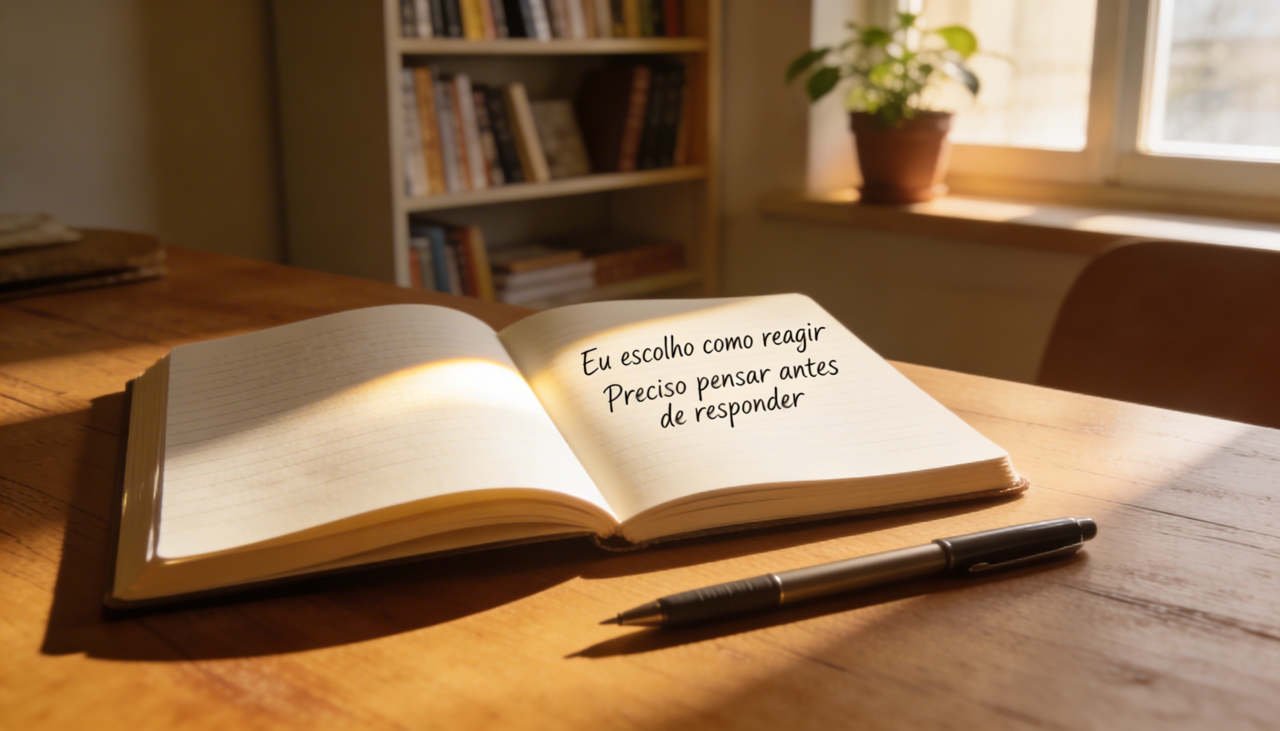 Algumas expressões demonstram que a pessoa está refletindo antes de agir