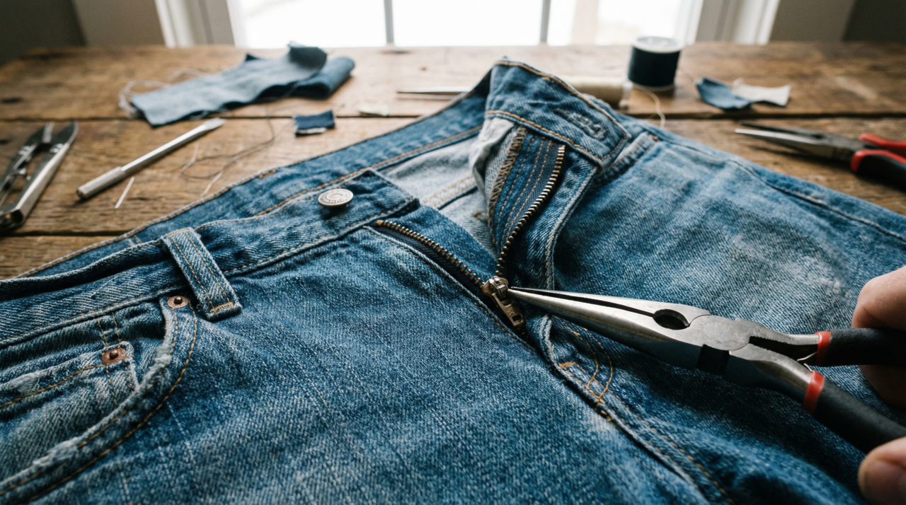 O desgaste natural do cursor de zíper é o principal motivo pelo qual os dentes de metal param de se encaixar perfeitamente durante o movimento de fechar a peça de roupa