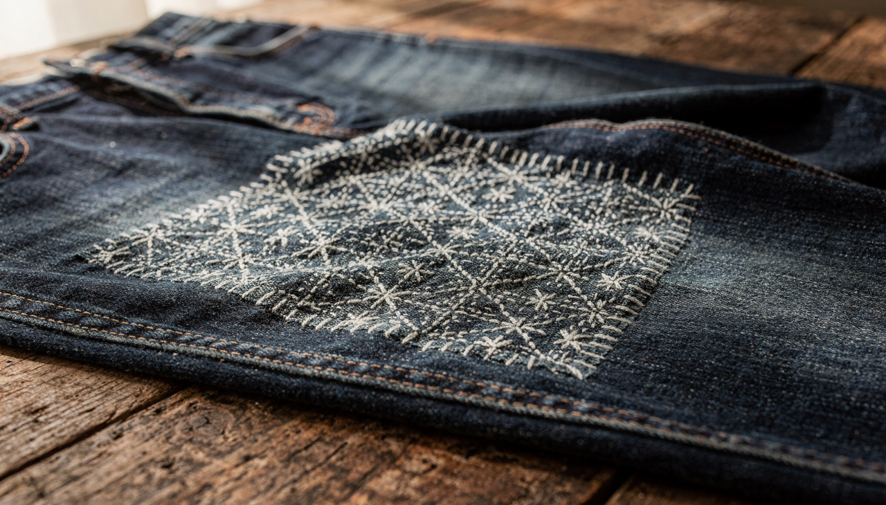 O Sashiko é uma antiga técnica de bordado japonês