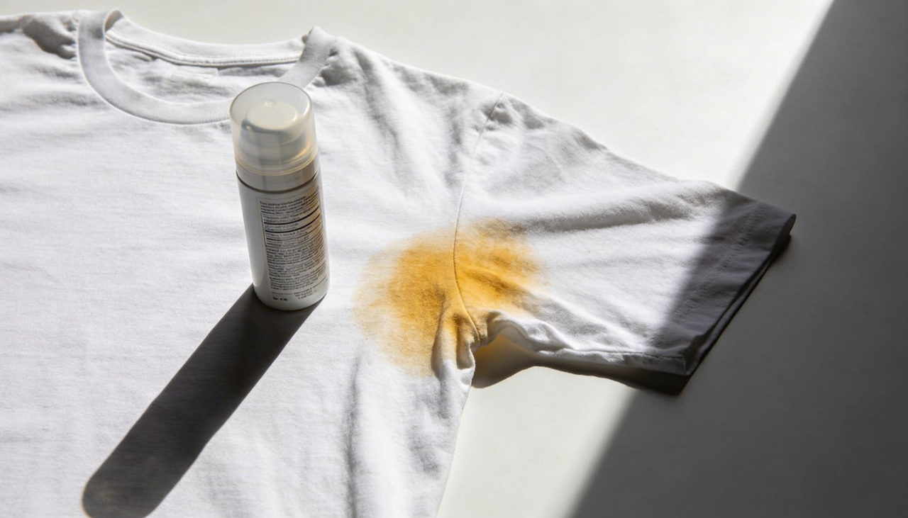 Esse processo é mais visível em tecidos de algodão claros