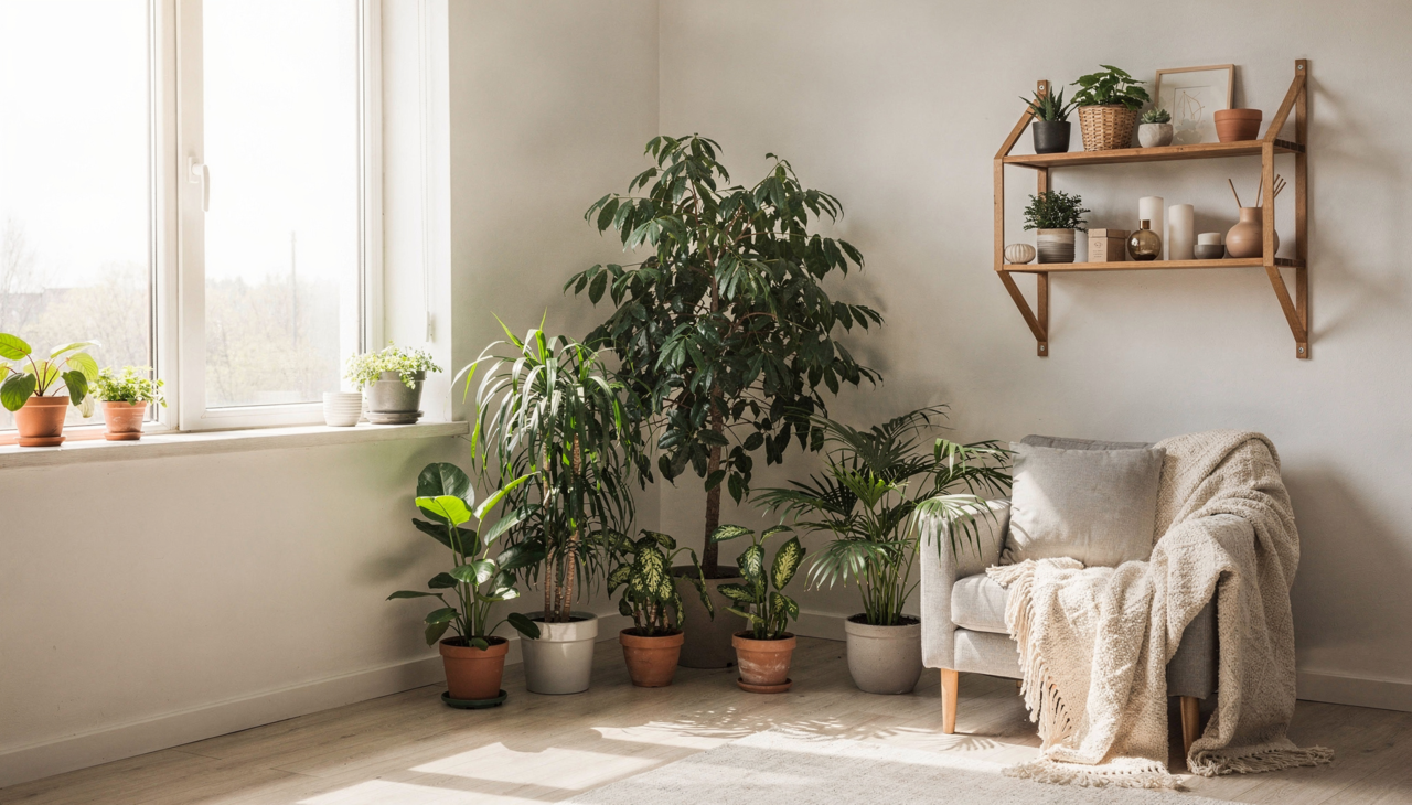 Cantinho verde bem planejado transforma apartamentos pequenos.