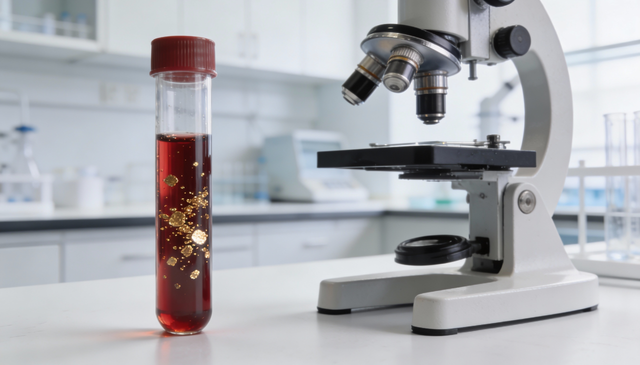 A maior parte desse metal precioso fica concentrada na corrente sanguínea