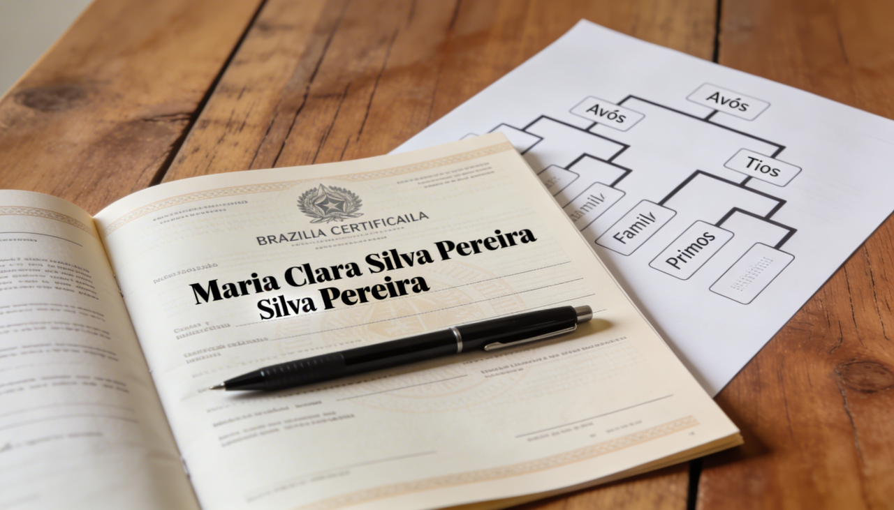 O uso de nomes do meio atua como uma ponte segura para transportar o sobrenome materno